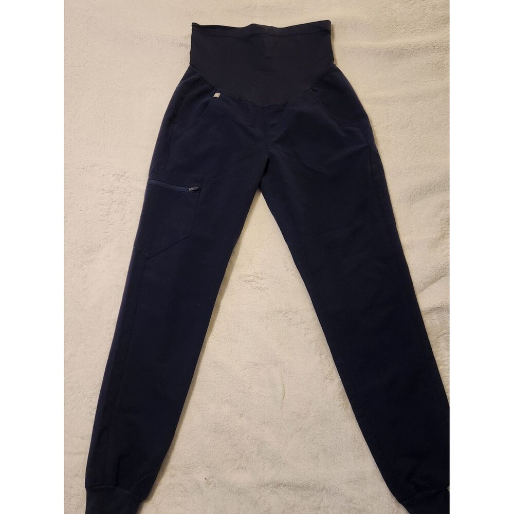 FIGS Zamora Maternity Jogger Scrub Pants Navy Size XXS